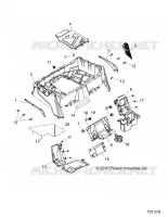 CARROSSERIE ARRIERE RACK AND FENDERS