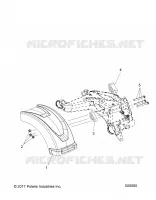 CARROSSERIE ARRIERE WHEEL FENDER (USA ONLY)