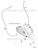 DRIVE TRAIN, FRONT SUPPORT PONT