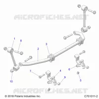 SUSPENSION, FRONT BARRE STABILISATRICE