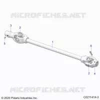 SYSTÃˆME DE TRANSMISSION, FRONT PROP SHAFT