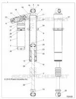 SUSPENSION, AMORTISSEUR AVANT INTERNALS