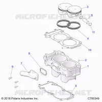 CYLINDRE AND PISTON