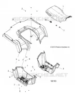 CARROSSERIE ARRIERE CAB, SEAT AND FOOTWELLS