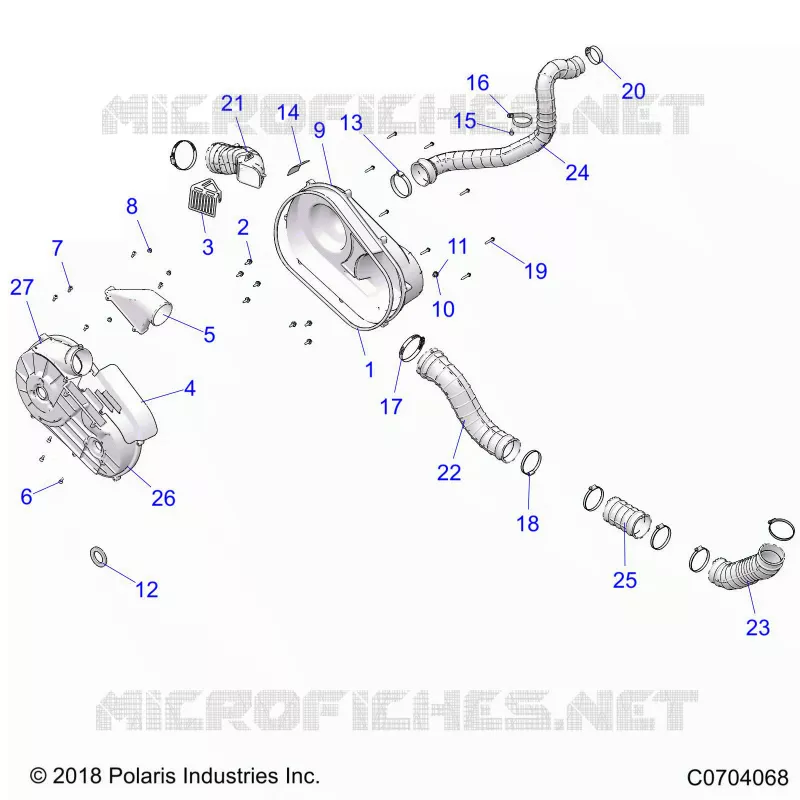 SYSTÃˆME DE TRANSMISSION, CLUTCH COVER AND DUCTING