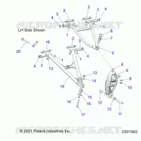 TRIANGLES SUSPENSIONS AVANT 