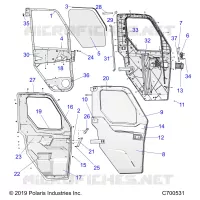 PORTES/WNDW, PREM, FRONT FULL POWER
