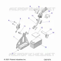 ELECTRICITE, BATTERY, MANUAL START POWER UP COMPONENTS