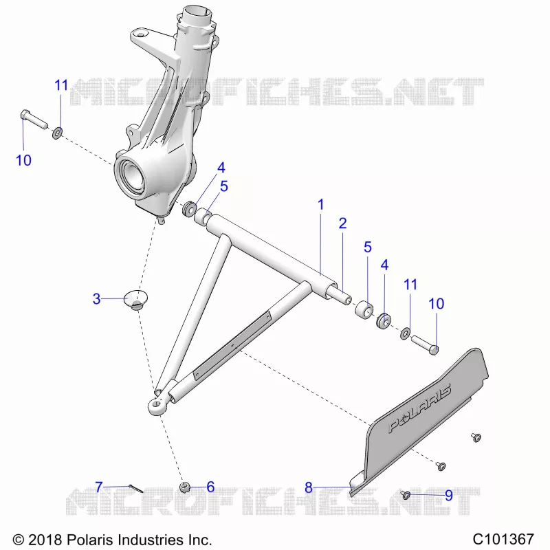 SUSPENSION, A-ARM AND SUPPORT MOUNTING