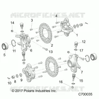 SUSPENSION AVANT HUB