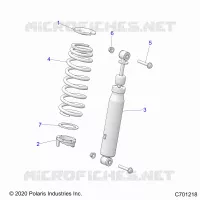 SUSPENSION, AMORTISSEUR AVANT MOUNTING