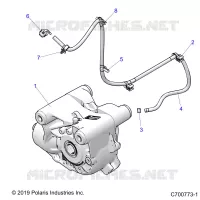 DRIVE TRAIN, FRONT SUPPORT PONT