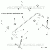 SUSPENSION, FRONT BARRE STABILISATRICE