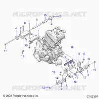 MOTEUR, MOUNTING & LONG BLOCK