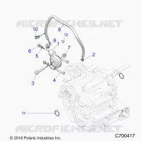 SYSTÃˆME DE TRANSMISSION, MAIN GEARCASE MOUNTING