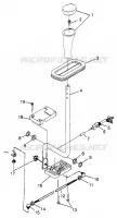 SELECTEUR DE VITESSE Sport 400L W97BA38C and Trail Blazer W97BA25C (4940124012C008)