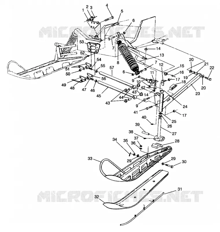 SUSPENSION AVANT AND SKI ULTRA RMK 0960978 (4931683168B001)