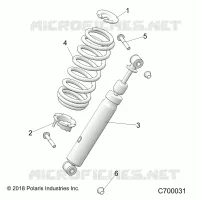 SUSPENSION, AMORTISSEUR AVANT MOUNTING
