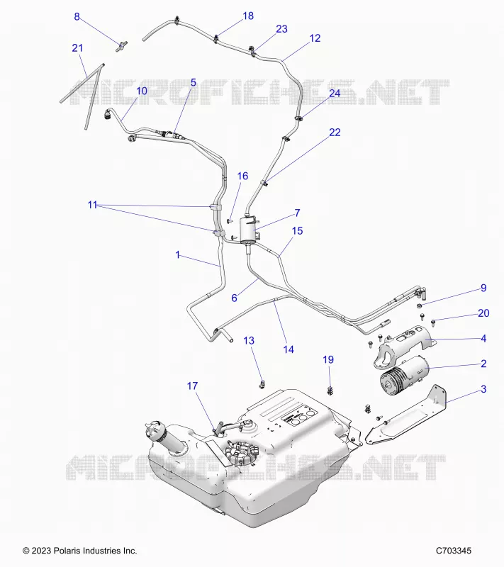 CARBURANT SYTEMS, CARBURANT LINES, EVAP