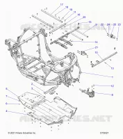 CHASSIS, MAIN FRAME AND SKID PLATES