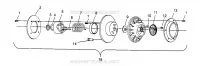 EMBRAYAGE DE TRANSMISSION XLT TOURING 0963357 AND EUROPEAN XLT TOURING E963357 (4931923192C002)