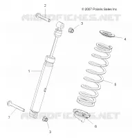 SUSPENSION, AMORTISSEUR, REAR