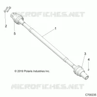 SYSTEME DE TRANSMISSION, REAR PROP SHAFT