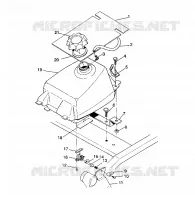 RESERVOIR A CARBURANT 2X4 350L W937539 (4924032403007A)