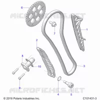 CHAINE DE DISTRIBUTION AND TENSIONER
