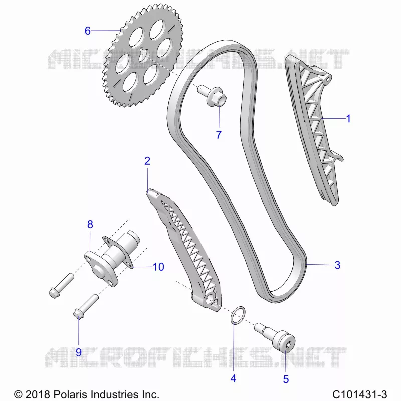 CHAINE DE DISTRIBUTION AND TENSIONER