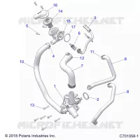 MOTEUR, WATERPUMP AND BYPASS