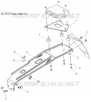 CHASSIS, PROTECTION D'EMBRAYAGE ASM.