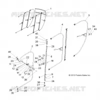 DOOR CADRED CANVAS 6 PASSENGER