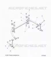 SUSPENSION, REAR BARRE STABILISATRICE