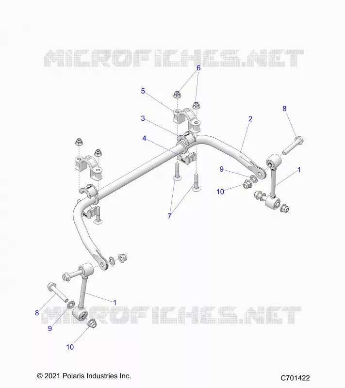 SUSPENSION, REAR BARRE STABILISATRICE
