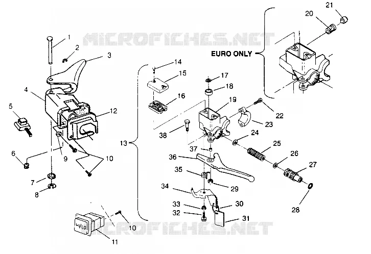 INSTRUMENTS XLT TOURING 0952857 AND  EUROPEAN XLT TOURING E0952857 (4929172917B006)