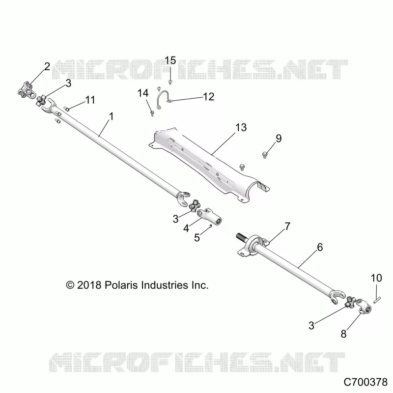 SYSTÃˆME DE TRANSMISSION, FRONT PROP SHAFT