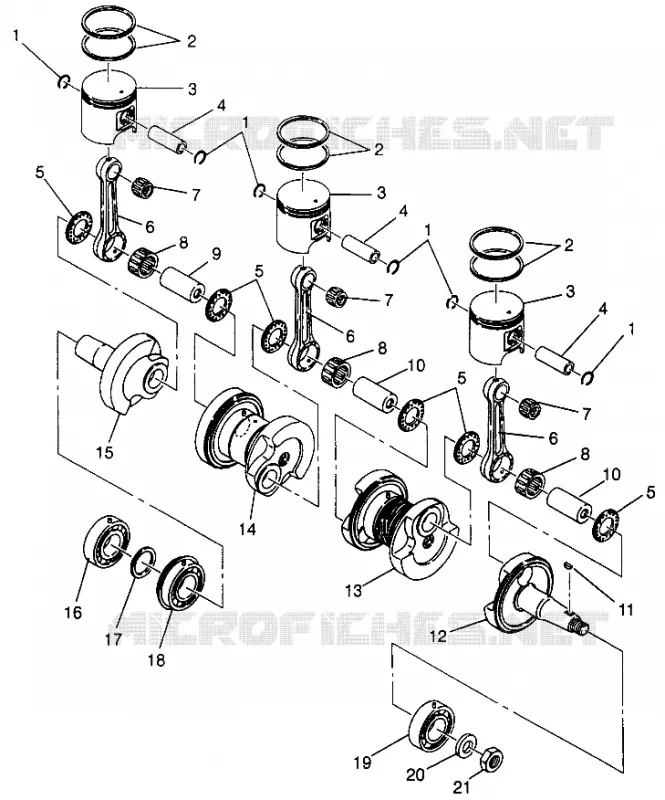 PISTON ET VILEBREQUIN XLT LTD SP 0973776 (4940074007C006)