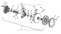 EMBRAYAGE DE TRANSMISSION ASSEMBLY LITE 0943433,STARLITE 0943427 AND  LITE DELUXE 094343 (4924992499023A)