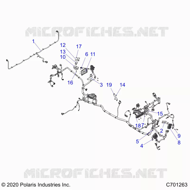 ELECTRICITE, WIRE HARNESS COMPONENTS- R21RSH99AC/BC (C701263)