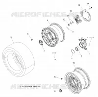 ROUES, REAR and HUB