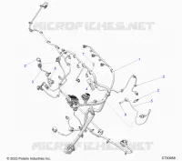 ELECTRICITE, WIRE HARNESS, ENGINE
