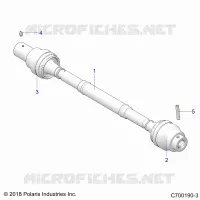 SYSTÃˆME DE TRANSMISSION, FRONT PROP SHAFT