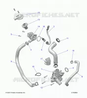 MOTEUR, WATERPUMP AND BYPASS