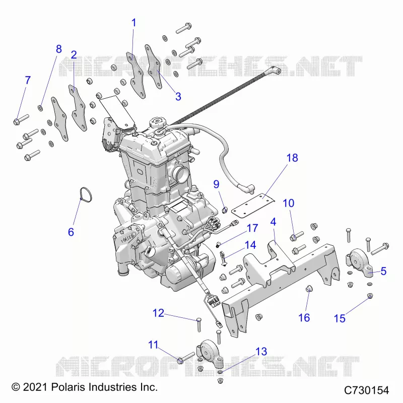 ENGINE, ENGINE AND TRANSMISSION MOUNTING