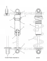 SUSPENSION, AMORTISSEUR AVANT TRACK, MONOTUBE 7045530