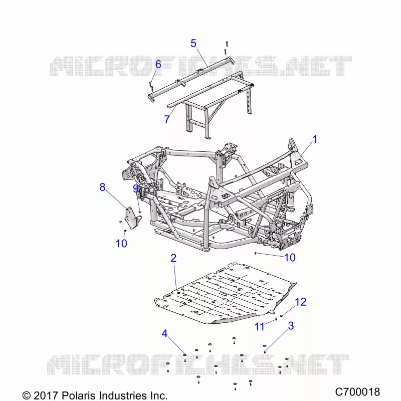 CHASSIS, MAIN FRAME AND SKID PLATES
