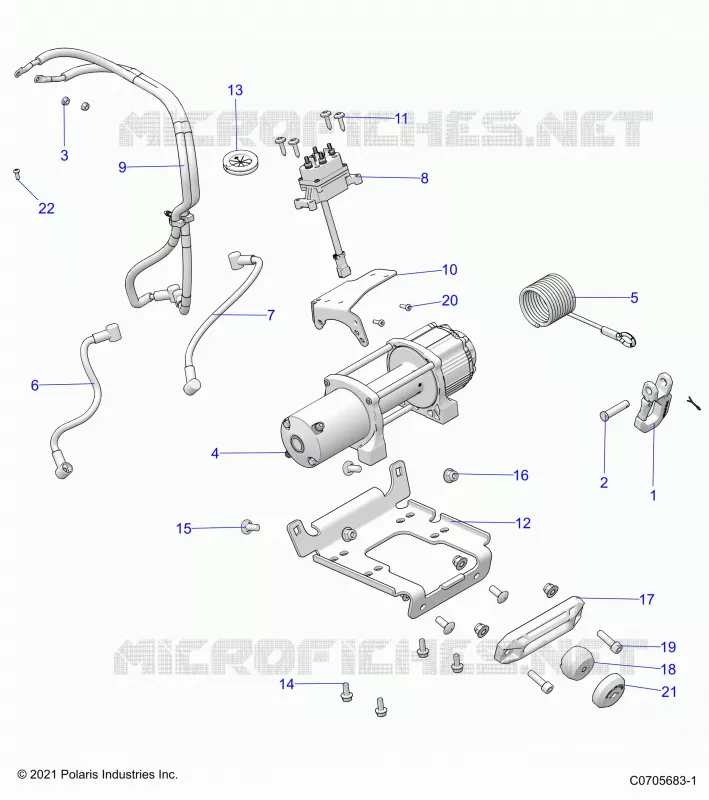 CHASSIS, TREUIL