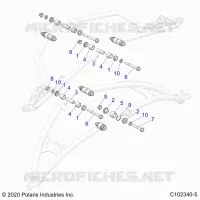 SUSPENSION AVANT A-ARM, MOUNTING