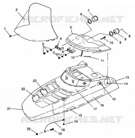 CAPOT 500 EFI 0963774 and EUROPEAN 500 EFI E963774 (4936183618A011)